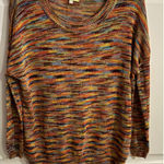 Gianni Bini  Women Multicolor Striped Knit Sweater XS Lightweight Casual Pullover Photo 0