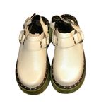 Farm Rio  Leather Ivory Sling Back Harness Clog/Shoes(Size 6) Photo 3