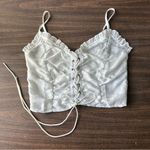 SheIn White Corset Top Photo 1