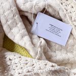 MISA Los Angeles NWT CITRA Crochet Top in Natural/Chartreuse Photo 3