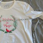 Life is Good  Winter Is Magic Cardinal Long Sleeve Crusher Top XL Christmas Photo 9