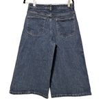 Banana Republic  High Rise Button Fly Wide Leg Cropped Denim Culottes Jean Photo 1