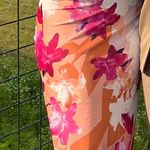 Amazon Satin Print Backless Maxi Dress Photo 2