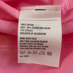 Hollister Barbie pink racerback tank with lace detail in the front. Size large Photo 3