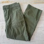 Frank & Eileen  Blackstone Pants size 6 Green Twill Raw‎ Hem Ankle Khakis Photo 1