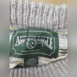 American Eagle  Fair Isle Sweater Women's Crew Oversized Size M Cabincore Cottage Photo 4