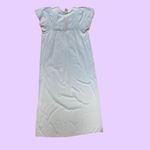 Vintage 90s JCPenney Sleepwear Baby Blue Long Slip Nightgown 🔥 Size M Photo 3