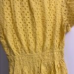 Amazon Yellow short Sleeve V-Neck Sundress Photo 2