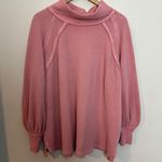 Free People - She’s a Keeper Mock Neck Oversized Sweater Casual Travel Comfy Photo 0