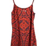 Nike  Womens Recreation Club Dress Red Blue Print Stretchy Knit Patterned XL Photo 0