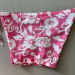 Vintage Hibiscus Summer Shorts Pink Size M Photo 2