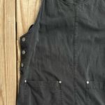 black denim dress with pockets and adjustable straps Photo 4