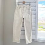 White House | Black Market WHBM Extra High Rise Barrel Jeans in Natural Cream Size 4 Photo 6