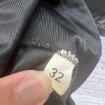 Vintage Shadowline Pajama Set Black Size S 32 Short Sleeve Mandarin Nylon Photo 6