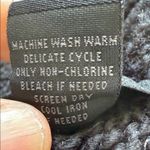 Steve Madden  Black sparkle asymmetrical cable knit turtleneck, poncho one size Photo 4