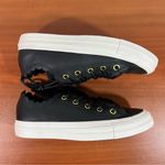 Converse CTAS Ox Frilly Thrills Black Gold Egret Women's Shoe Size 6 #B1120 Photo 4