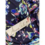 Anne cole New. Navy floral bandeau swimsuit. 16W Photo 8