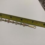 Signed Napier Costume Gold Tone Tennis Bracelet Multi Color Rhinestone Photo 2