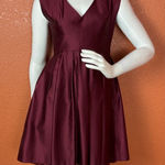 Chloé DAO CHLOE DAO Elegant Burgundy Sleeveless Dress With Side Pockets S 4. E74 Photo 0