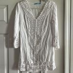 Swimsuit For All Crochet White Swim Coverup Photo 0