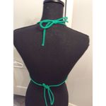 OP  Kelly green Bikini Top Womens Triangle Large L 11-13 Juniors Photo 3