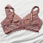 Hanro Moments Lace‎ Bra Bralette Size 32D Sweet Pepper Luxury Intimates Lingerie Pink Photo 5