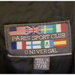 Paris Sport Club Black Suede Pencil Straight Skirt 7/8 Genuine Leather Lined Photo 5