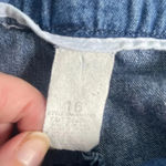 Briggs New York Briggs VINTAGE Embroidered blue Sunflowers cropped/capri jean pants 16 90s 0075 Photo 8