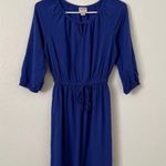Mossimo Supply Co Royal Blue Quarter Sleeve Dress Photo 0