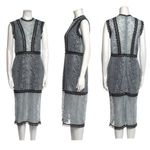 Alexis NEW Donatello Lace Crochet Sheath Midi Dress High Neck Sleeveless Small Photo 24