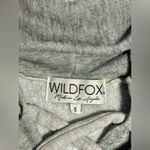 Wildfox Sweatshirt Hoodie Women’s Small Gray Oversized Lace Up Hutton USA Made Photo 7
