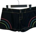 Maui and Sons  Y2K Low Rise Rainbow Board Shorts Photo 0