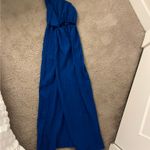 SheIn Royal blue maxi dress with slit Photo 1