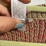 Chico's Chico’s Peach Metallic Knit Short Sleeve Sweater Sz L Photo 5