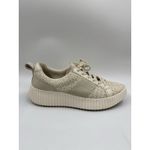 Dolce Vita Nicona Lace Up Low Top Sneakers Women's 10 Sandstone Knit Round Toe Photo 9