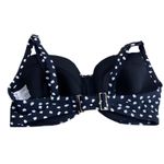 Lands' End  Black & White polka dot bikini top Bra Size 36DD /38D Photo 1