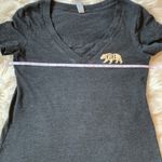 Next Level Apparel Gentle Ben’s Brewing Woman’s V-neck Gray T-shirt Size Small Photo 1