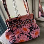 Vera Bradley  Floral Kiss Lock Summer Purse Shoulder Bag Photo 2