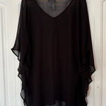 Soma  Black Sheer Swim Cover‎ Up Size XS/S Photo 0