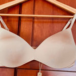 SKIMS  Wireless Form Push Up Plunge Bra Clay Size 36B NEW Photo 0