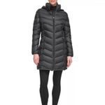 Charter Club  Packable 3/4 Length Puffer Hooded Jacket Marine L NWT Photo 4