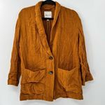 Madewell Lightspun Dorset Blazer golden pecan size Small oversized gauzy Photo 0