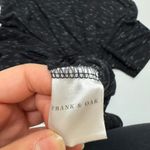 FRANK & OAK Tee Shirt Womens Medium Black Heathered Knit Ample Loose Fit Photo 3