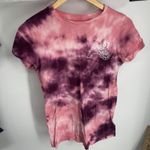 Aeropostale Womens T Shirt Bundle Lot 4 Graphic Tees Tie Dye Blue Grey Size M Photo 4