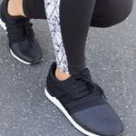 Qupid Black Lace Up Mesh Sneaker Photo 5