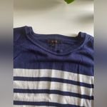 E.M Striped Sweater White Photo 3