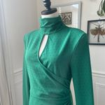 NBD  Simone High Neck Cut Out Dress Green M Photo 5