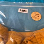 Anthropologie Top Womens S Marigold Yellow Cotton Crochet Sleeves Boho Country Photo 14