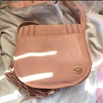 Vince Camuto Izzi Pink Suede Saddle Bag Photo 5