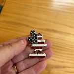 Disney  Pins 2014 Stars & Stripes Patriotic Mickey Mouse Silhouette American flag Photo 3